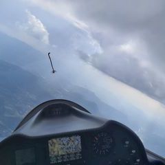 Flugwegposition um 14:59:29: Aufgenommen in der Nähe von Département Alpes-de-Haute-Provence, Frankreich in 3084 Meter
